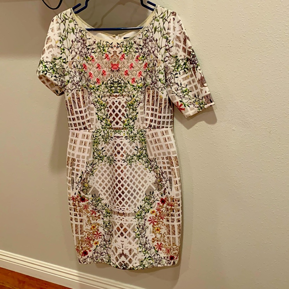 Anthropologie petite dress. Geisha Designs. Perfect day wedding dress.